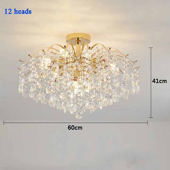 Modern Crystal LED Chandelier