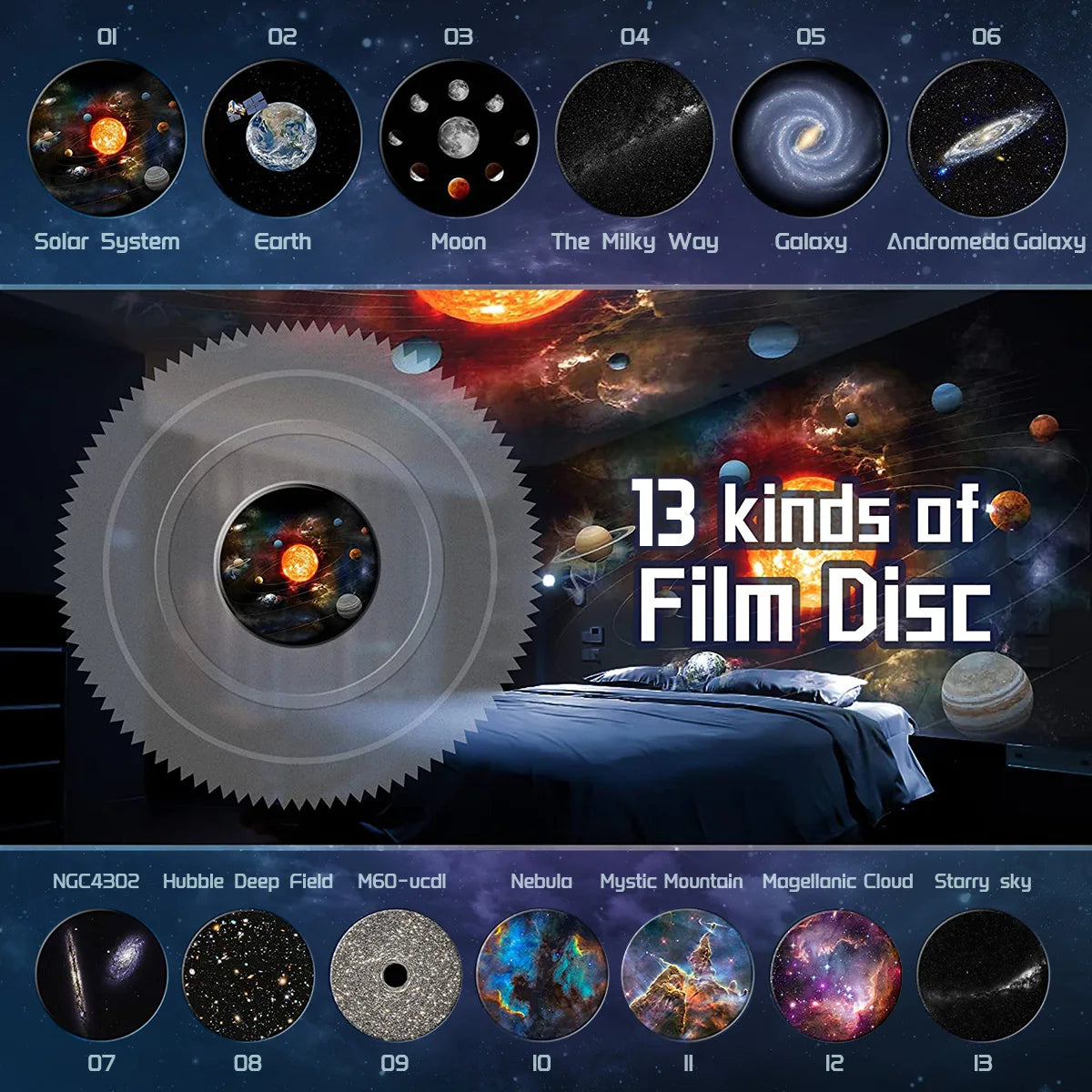 13-in-1 Star Projector