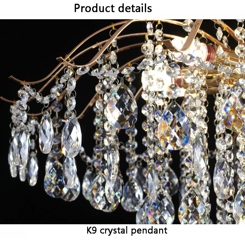 Modern Crystal LED Chandelier