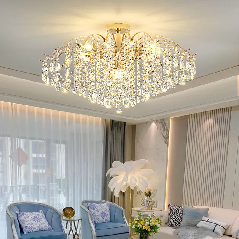 Modern Crystal LED Chandelier