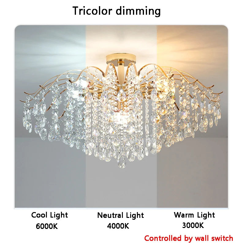Modern Crystal LED Chandelier