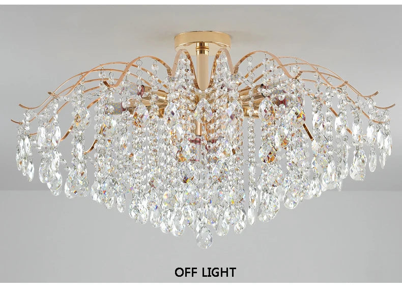 Modern Crystal LED Chandelier