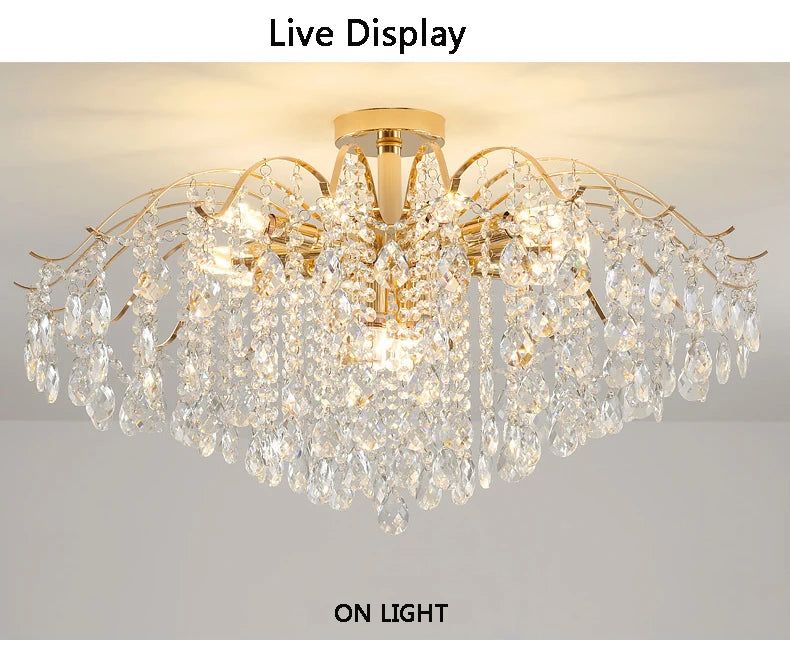 Modern Crystal LED Chandelier