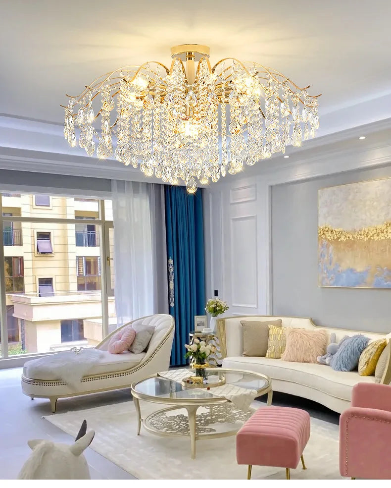Modern Crystal LED Chandelier