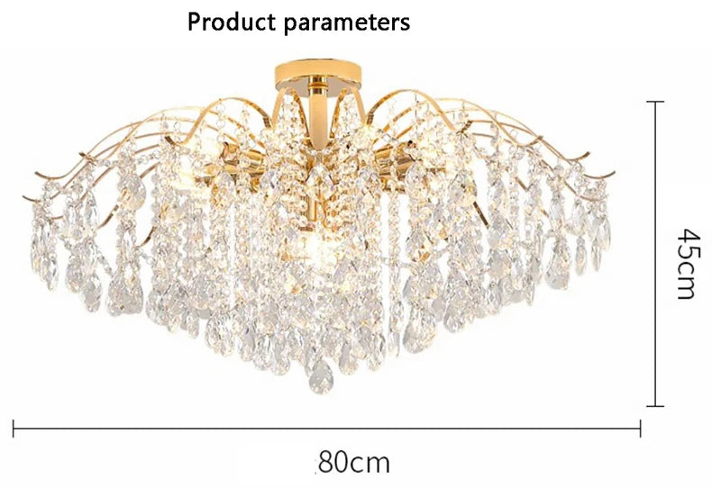 Modern Crystal LED Chandelier