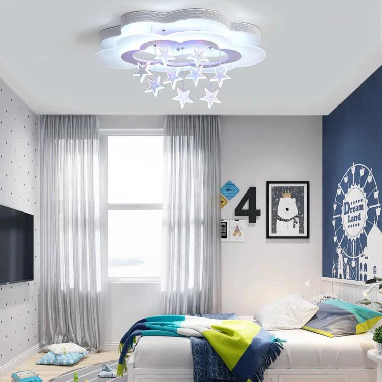 The Star Ceiling Light For Child Bedroom