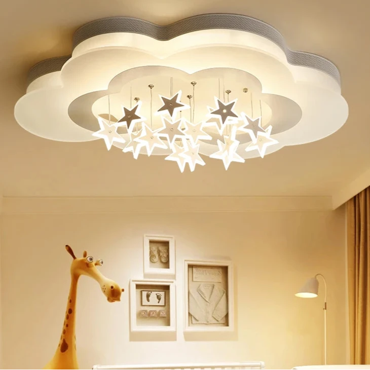 The Star Ceiling Light For Child Bedroom