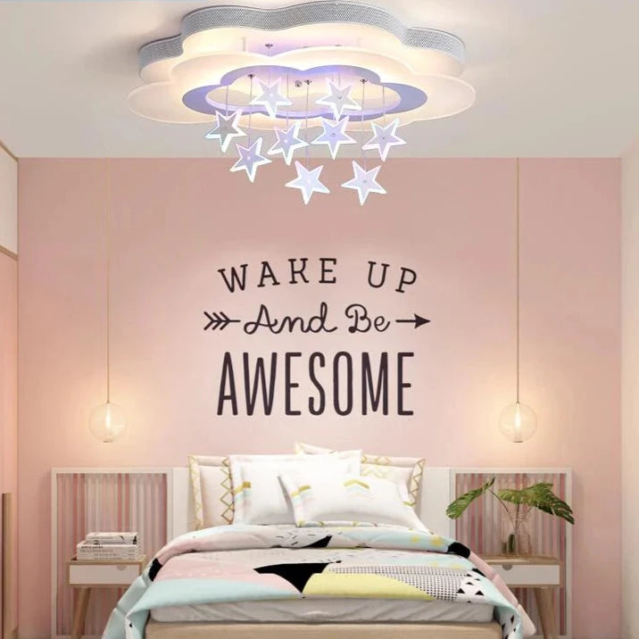 The Star Ceiling Light For Child Bedroom