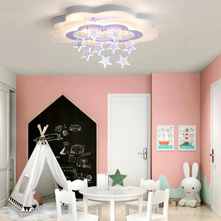 The Star Ceiling Light For Child Bedroom