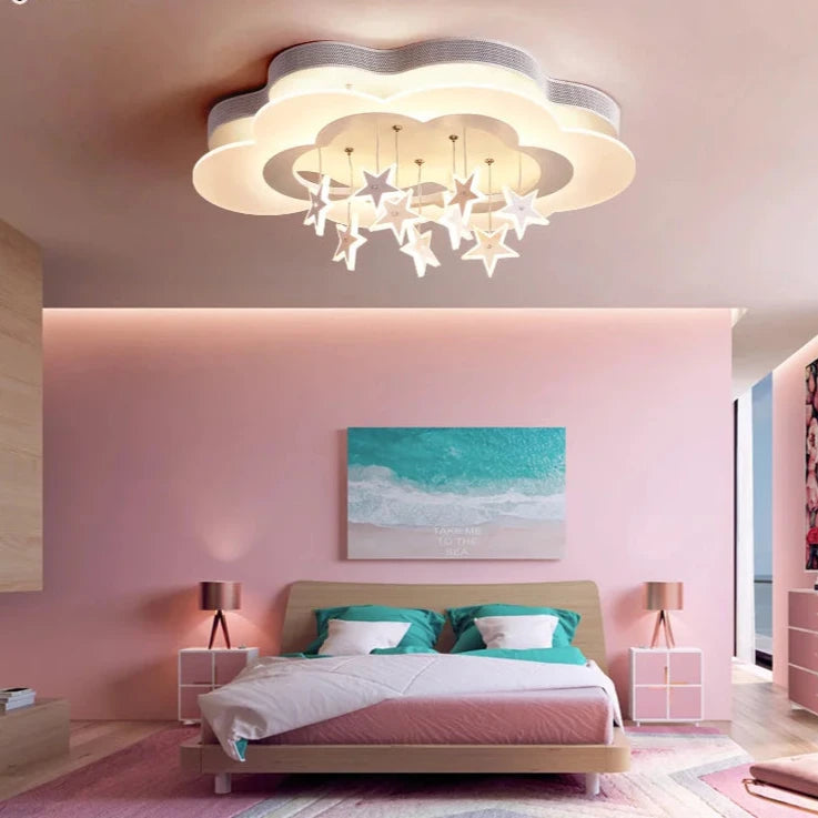 The Star Ceiling Light For Child Bedroom