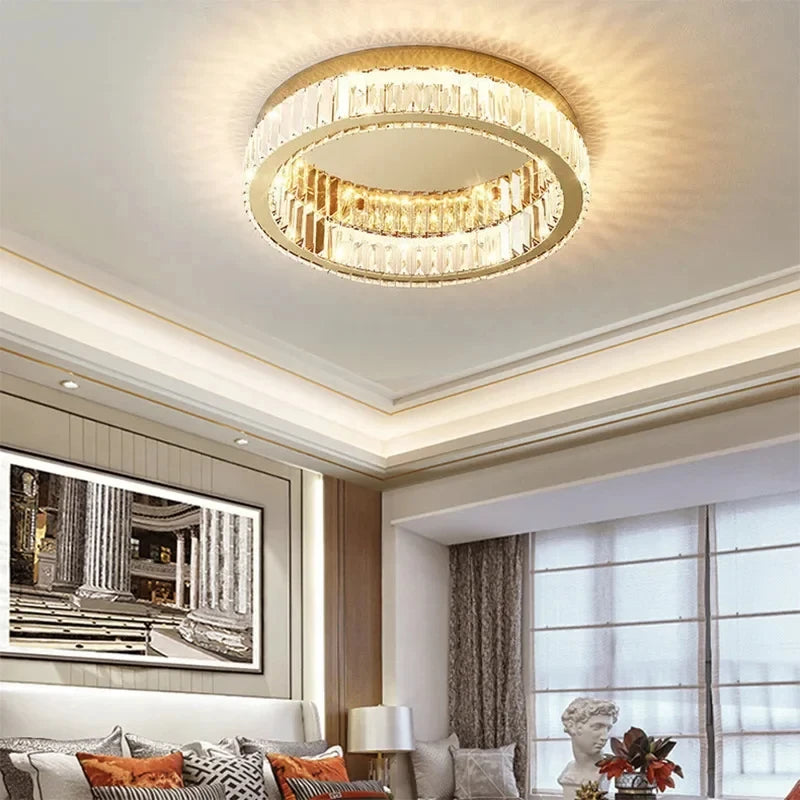 The Circle Crystal Ceiling Lamp