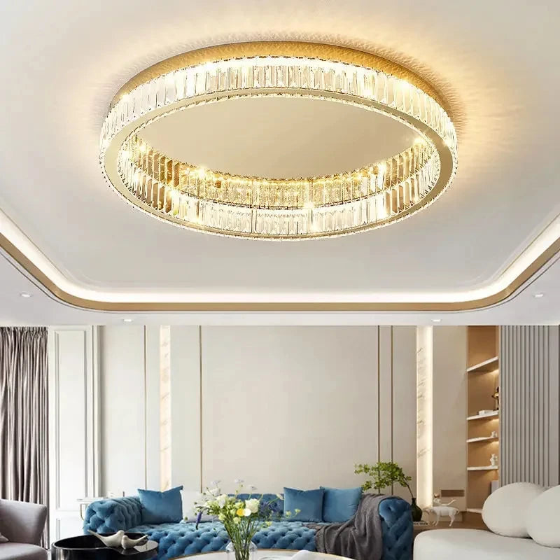 The Circle Crystal Ceiling Lamp