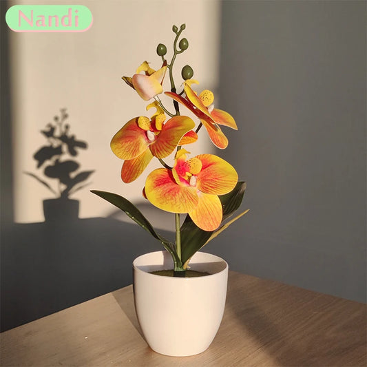 Artificial Butterfly Orchid Bonsai