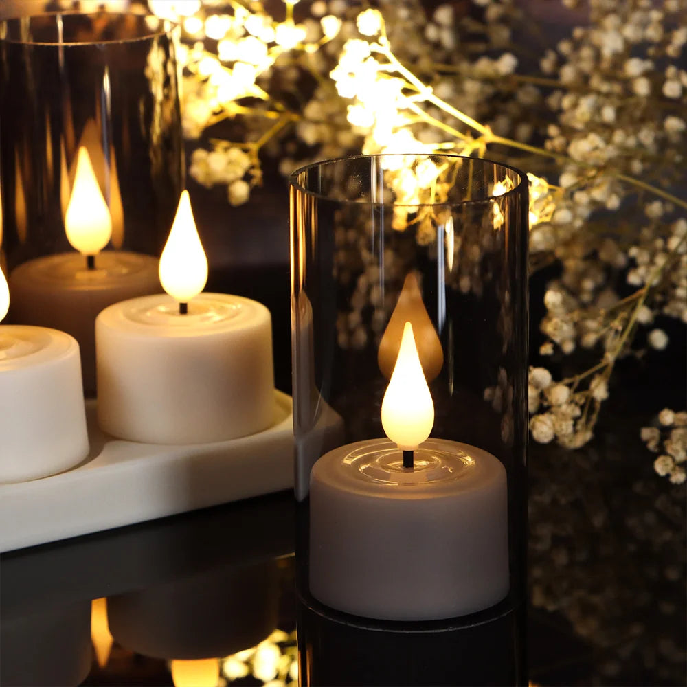 Rechargeable LED Flameless Tea Lights