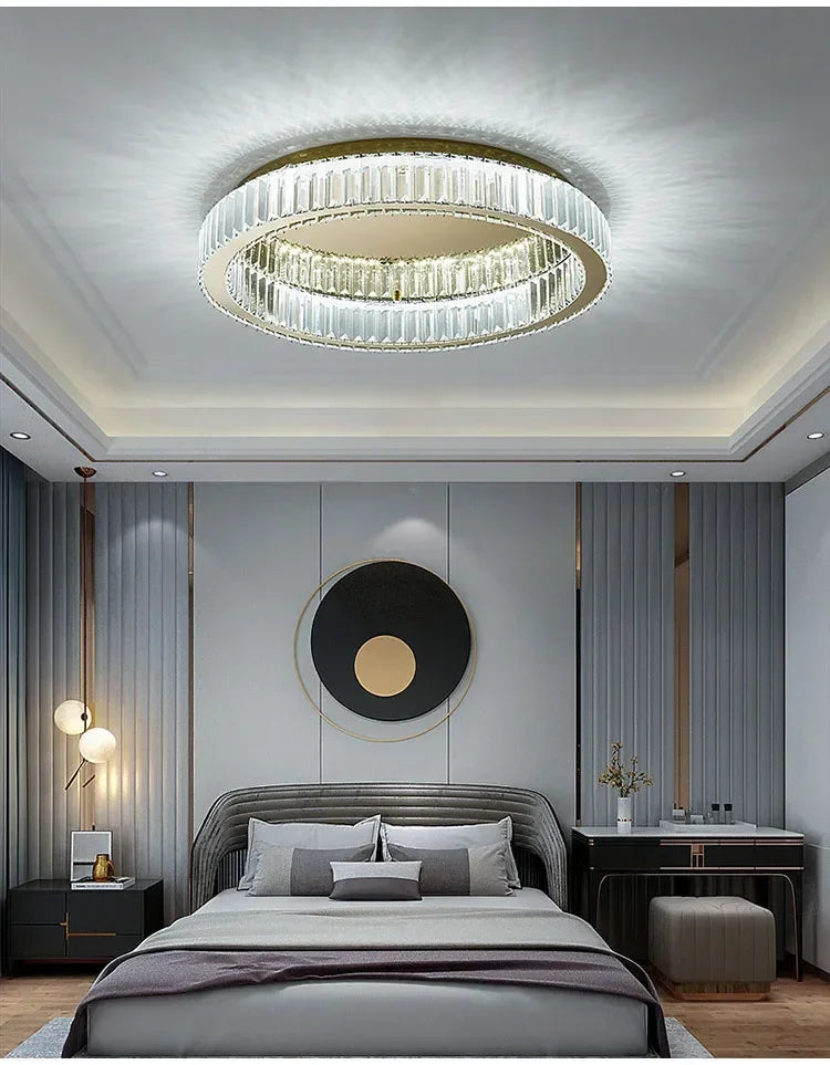 The Circle Crystal Ceiling Lamp