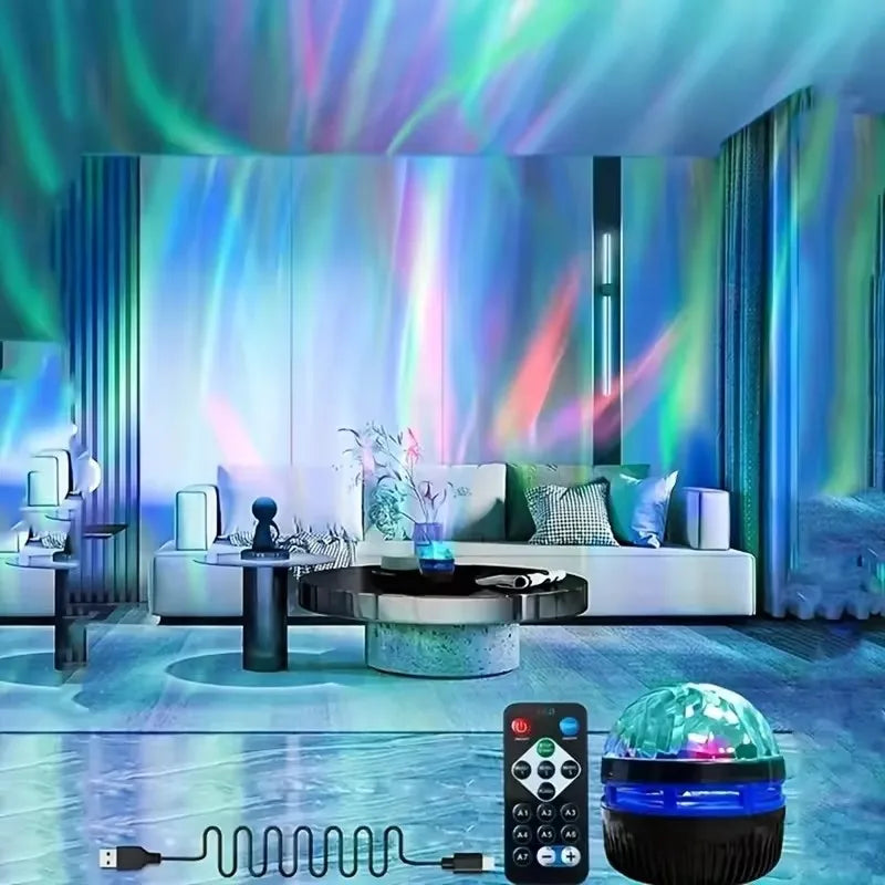 7 Colors Remote Control Projection Night Light