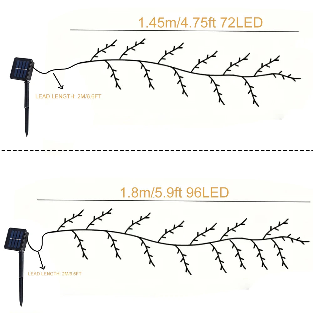 Outdoor Indoor USB Tree Nightlight Decor 8 Mode