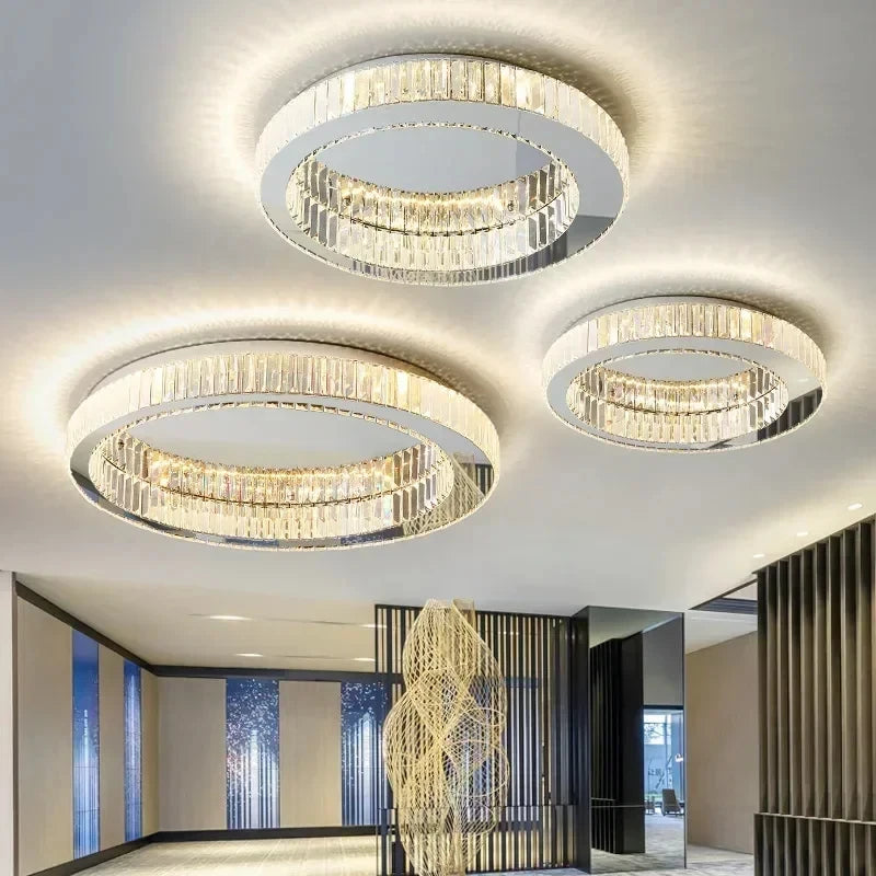 The Circle Crystal Ceiling Lamp