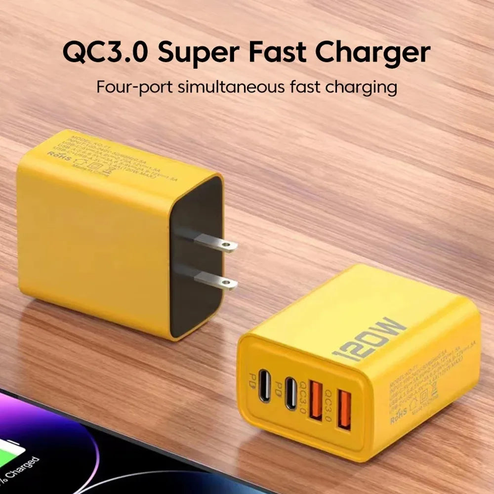 Fast Charger 3.0 USB Charger Adapter For iPhone Samsung