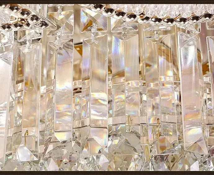 Square Or Circular Led Crystal Ceiling Lamp