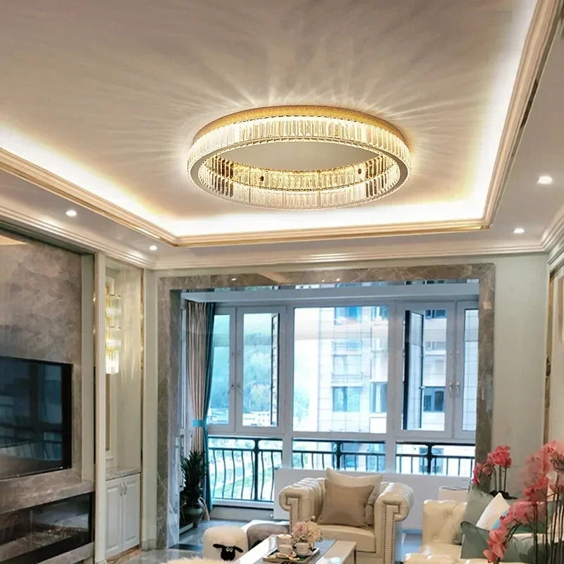 The Circle Crystal Ceiling Lamp