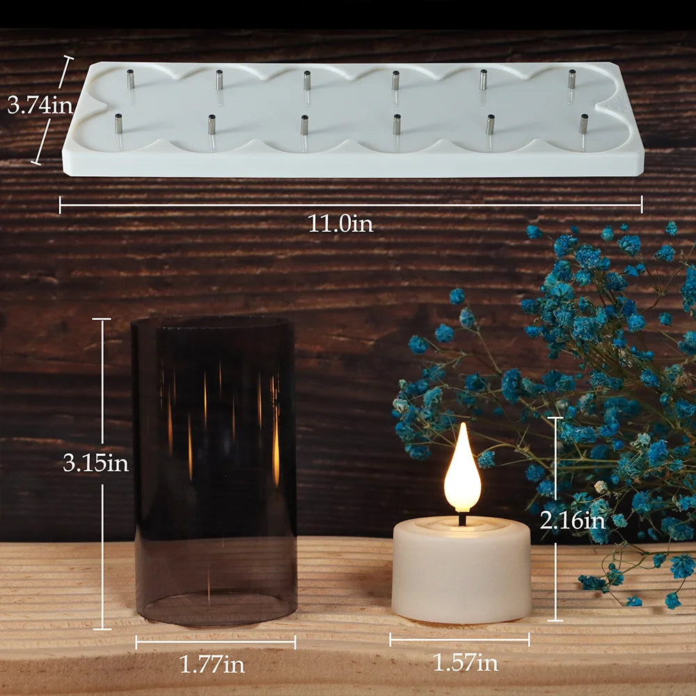 Rechargeable LED Flameless Tea Lights