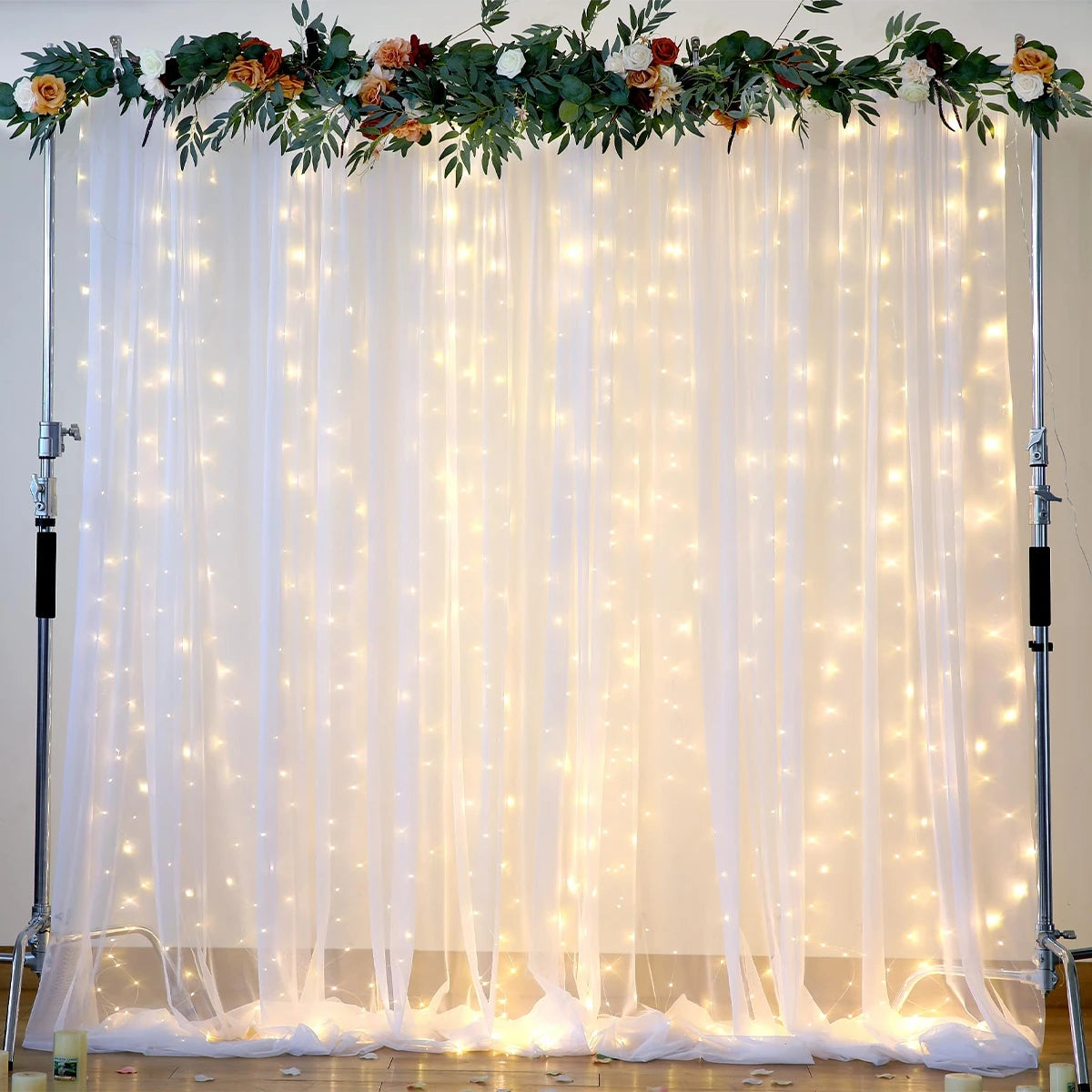 Window Curtain String Light Set Home Decor