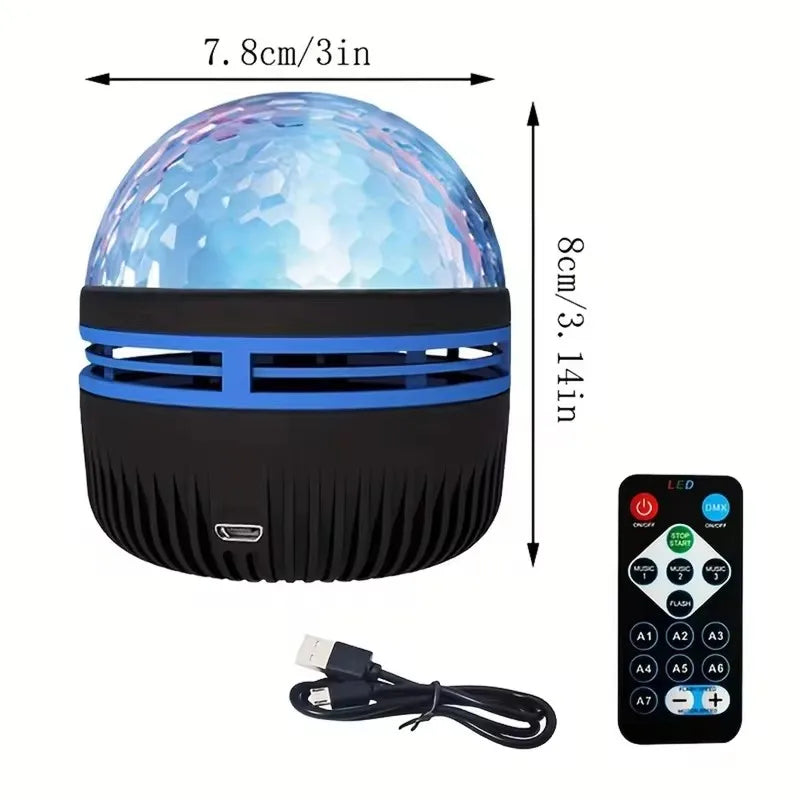 7 Colors Remote Control Projection Night Light