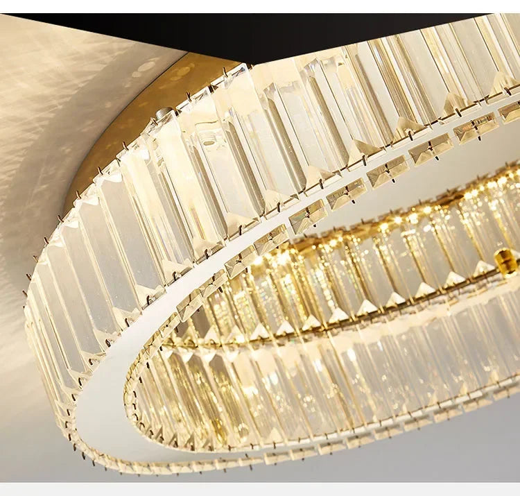 The Circle Crystal Ceiling Lamp