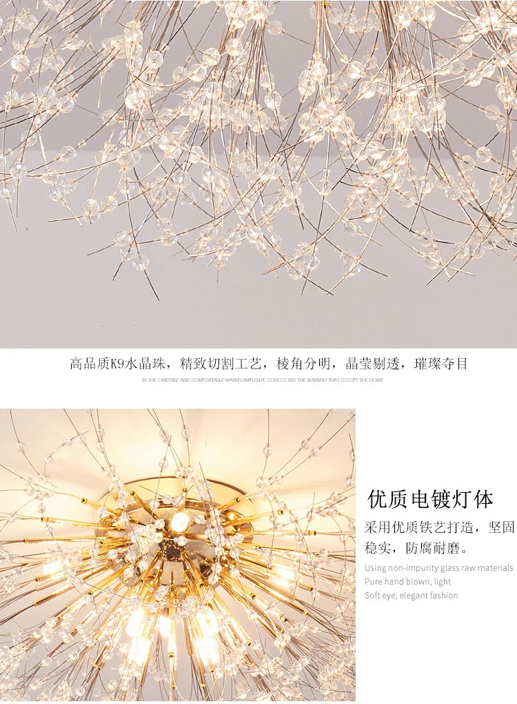 Dandelion Crystal Chandelier