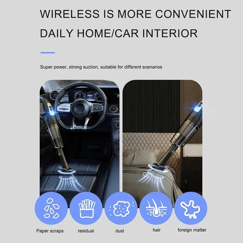 Wireless Car Vacuum Cleaner 160W