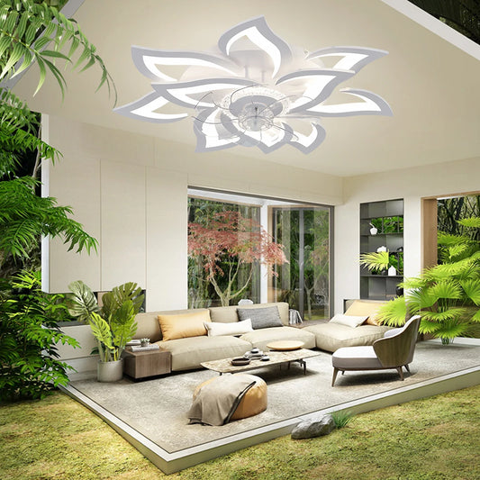 Flower Ceiling Fan with Lights